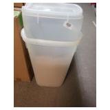 Wrapping Paper Storage Container With Contents