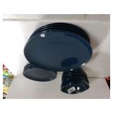 Ikea Blue Plates & Bowls