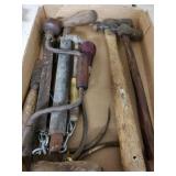 Vintage Hammers, Hand Drill And More
