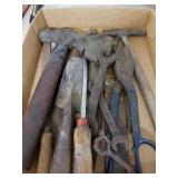 Vintage Hatchet, Wrench,  Chisels And More