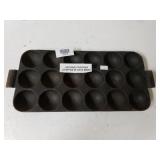 Antique Cast Iron Popover Gem Pan With Gate Mark