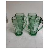 4 Vintage Coca-cola Glasses