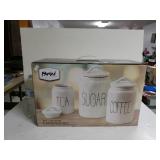 Parini 3 Piece Canisters Set. New In Original