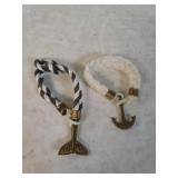 (2) Ladies Rope Nautical Inspired Bracelets