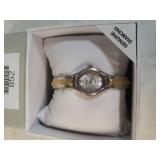 Ladies Silvertone & Goldtone Watch In Box