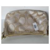 Tan/gold Coach Purse