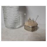 Silver Pin Cushion (12.35 Grams Without Cushion)