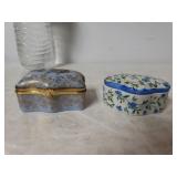 (2) Limoges Trinket Boxes