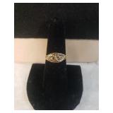 Ladies Gold Ring - Size 7 - Marked 10K - (1.32