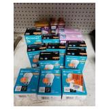 Assortment Of Led Light Bulbs And Smart Bulbs