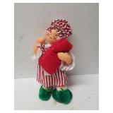 Ms Tuckered Santa Stuffed Figure
