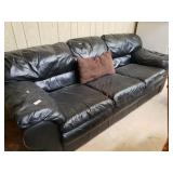 Black Leather Coach