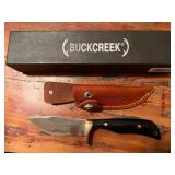 Buckcreek Fixed Blade Knife With Sheath &