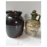Tullamore Whiskey Jug, Brown Stoneware Like