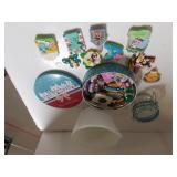 Pyrex Bowl, Jar, Assorted Magnets