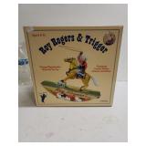 Vintage Reproduction Wind Up Tin Toy Roy Rogers.
