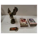 Harley Davidson Keychain, Eagle Figure And