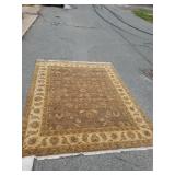 Large Sage Green Area Rug - 120"×94"