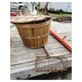 Bushel Crab Basket And Clam Digger
