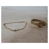 Ladies Guess Watch & Goldtone Bracelet