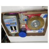 Wire Wheel, Motor Oil, Polish Cream