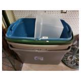 Storage Totes No Lids