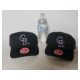 (2) Colorado Rockies Baseball Hats