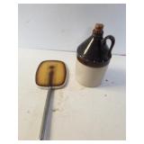 Vintage Hand Mirror & Little Brown Jug