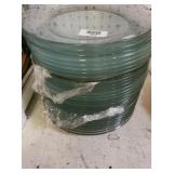 28 Piece Clear Glass Plates