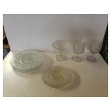 Stemware, Plates And Saucers