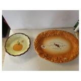 Thanksgiving Serving Platter And Pie Dish