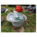 Galvanized Wash Pan And Hose
