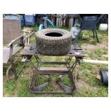 Lawn Mower Tire And Black And Decker Stand