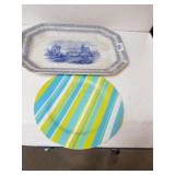 Greek Inspired Serving Tray, Plate