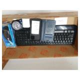 Microsoft Keyboard,  Mouse, iPhone Case, Aiwa