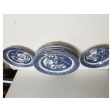 Blueberries Churchill China Plates, Bowl