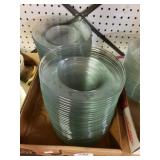 Clear Glass Saucers