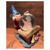 Large Mickey The Sorcerer Lighted Globe Music Box