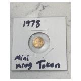 1978 Mini Kruggerand Token