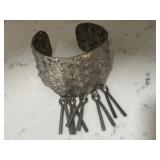 Vintage Silver Tone Cuff Bracelet