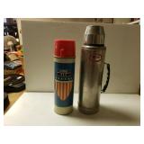 Uno Vac Thermos And Vintage Thermos