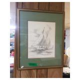 John Mall Chesapeake Bugeye Print