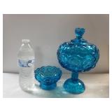 Vintage L.E. SMITH Moon & Stars Compote Dishes