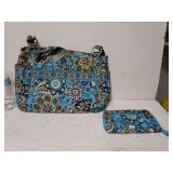 Vera Bradley Purse And Matching Wallet Set