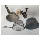 Cast Iron Keys, Pail & More