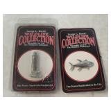 (2) George Harris Wildlife Collection Pewter Pins