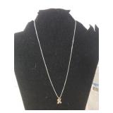 Ladies Silver Necklace W/