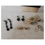 Ladies Costume Jewelry - Earrings & Ring