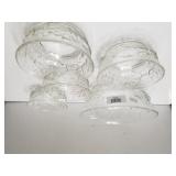 Anchor Hocking Rainflower Salad Bowl & Bowls