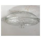 Clear Anchor Hocking Oval Covered Casserole Dish
